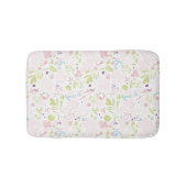 Musteranzeigen mit Blumen Badematte (Vorderseite)