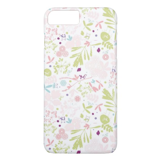Musteranzeigen mit Blumen Case-Mate iPhone Hülle (Rückseite)