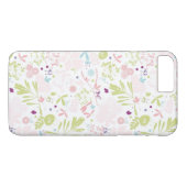 Musteranzeigen mit Blumen Case-Mate iPhone Hülle (Rückseite (Horizontal))
