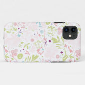 Musteranzeigen mit Blumen Case-Mate iPhone Hülle (Rückseite (Horizontal))