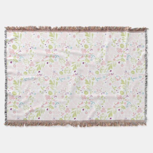 Musteranzeigen mit Blumen Decke (Vorderseite)