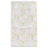 Musteranzeigen mit Blumen Kleine Geschenktüte (Rückseite)