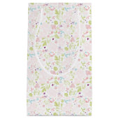 Musteranzeigen mit Blumen Kleine Geschenktüte (Vorderseite)