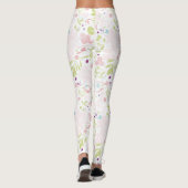 Musteranzeigen mit Blumen Leggings (Rückseite)