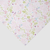 Musteranzeigen mit Blumen Seidenpapier (Ausschnitt)