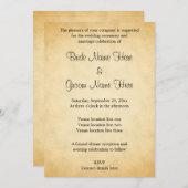 Musterbaumverschluss Einladung (Vorne/Hinten)