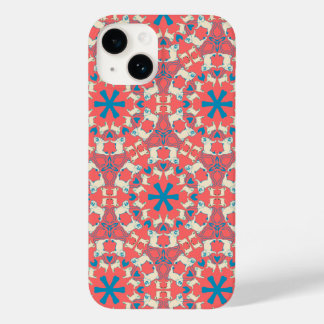 Musterbeispiel für Coral Red Mops Case-Mate iPhone Hülle