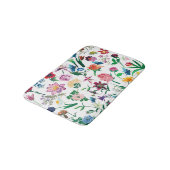 Musterbeispiel für farbige Blume Badematte (Schrägansicht)