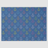 Musterbeispiel für nautische Bootanker Seidenpapier (Vorderseite)