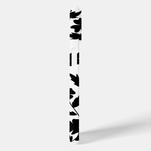 Musterbeispiel für Schwarz und Weiß Case-Mate iPhone Hülle (Rückseite / Rechts)