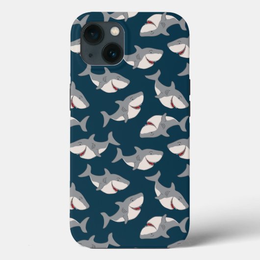 Musterbeispiel für Shark Week iPhone Case Cover (Rückseite)