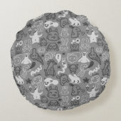 Musterbeispiel Rundes Kissen (Rückseite)