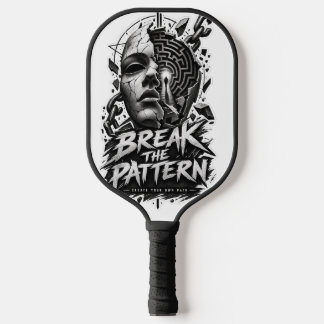 Musterbrechendes kantiges Grafik-Pickleball-Paddle Pickleball Schläger