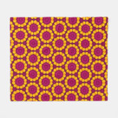 Musterdesign durch Wiederholung der geometrischen Fleecedecke (Vorderseite (Horizontal))