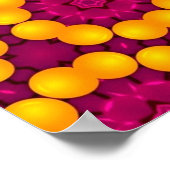 Musterdesign durch Wiederholung der geometrischen Poster (Ecke)