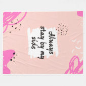 Musterdesign Fleecedecke (Vorderseite (Horizontal))