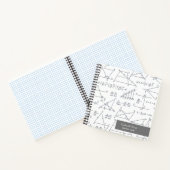 Musterdiagramm für personalisierte Mathematik Notizblock (Innenseite)