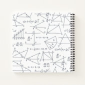 Musterdiagramm für personalisierte Mathematik Notizblock (Rückseite)