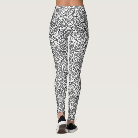 Musterdoodles Leggings (Rückseite)
