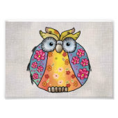 Mustereule Fotodruck (Vorne)