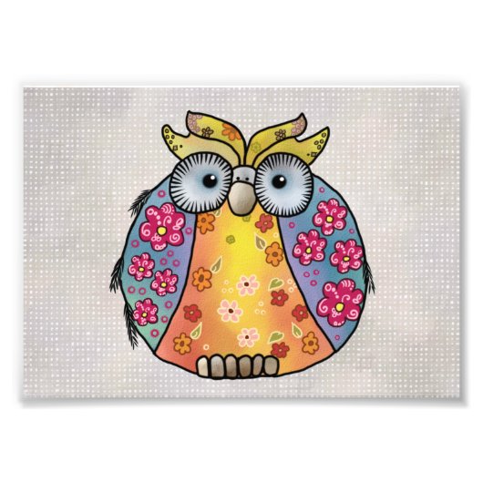 Mustereule Fotodruck (Vorne)