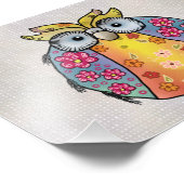 Mustereule Fotodruck (Ecke)