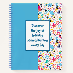 Musterfarbdoodles-Notebook Notizblock