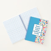 Musterfarbdoodles-Notebook Notizblock (Innenseite)