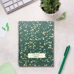 Musterfarbige Sterne-Notebook Notizblock