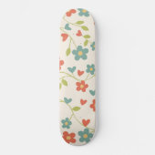 Musterfloralskateboard Skateboard (Vorderseite)