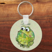 Musterfrosch Schlüsselanhänger (Vorderseite)
