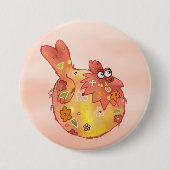 Musterhuhn Button (Vorderseite)