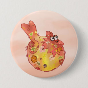 Musterhuhn Button