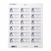 Musteringuin Adressaufkleber (Vorne)