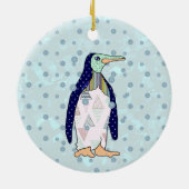 Musteringuin Keramik Ornament (Hinten)
