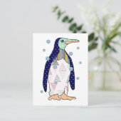 Musteringuin Postkarte (Stehend Vorderseite)