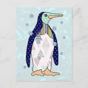 Musteringuin Postkarte