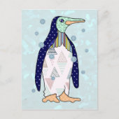 Musteringuin Postkarte (Vorderseite)