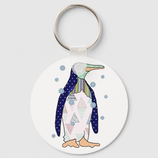 Musteringuin Schlüsselanhänger (Vorderseite)