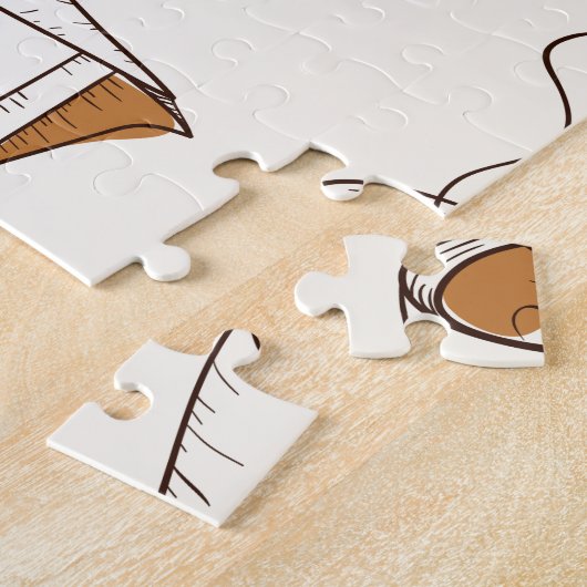 Musterkaffee und Rohstoffe Puzzle (Seite)