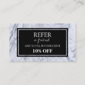 Musterkarte für ein Muster Empfehlungskarte (Vorderseite)