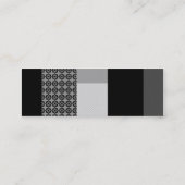 Musterkissen Mini Visitenkarte (Rückseite)