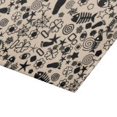 Musterkunstschnitt - Farbe auswählen Schneidebrett (Ecke)