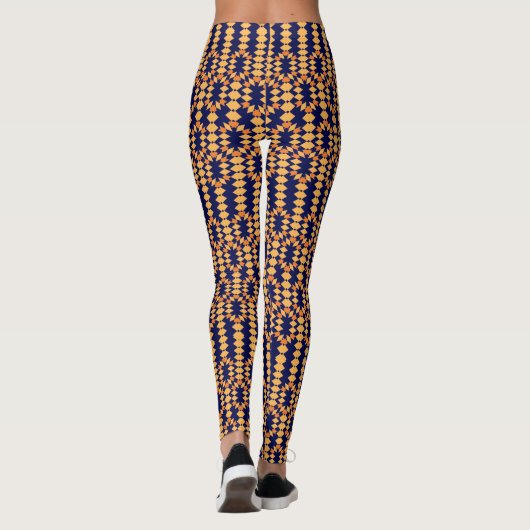 Musterkunststamm Leggings (Rückseite)