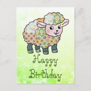 Musterlämmchen Postkarte