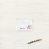 Musterlile Post-it Klebezettel (Auf Schreibtisch)