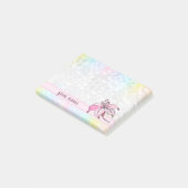 Musterlile Post-it Klebezettel (angewinkelt)