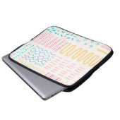 Musterlinien Laptopschutzhülle (Vorne Knopf)