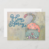 Mustermixkatze Postkarte (Vorne/Hinten)