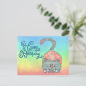 Mustermixkatze Postkarte (Stehend Vorderseite)